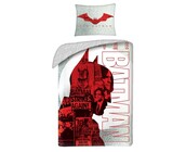 Batman Dekbedovertrek, Caped Crusader - 140x200 cm / 70 x 90 cm - Katoen