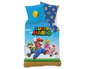 Super Mario Dekbedovertrek Friends - 140 x 200 + 63 x 63 cm - Katoen