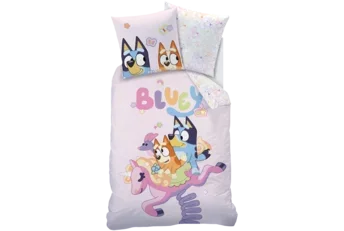 Bluey Dekbedovertrek Colorful - Katoen - Gratis bezorgd