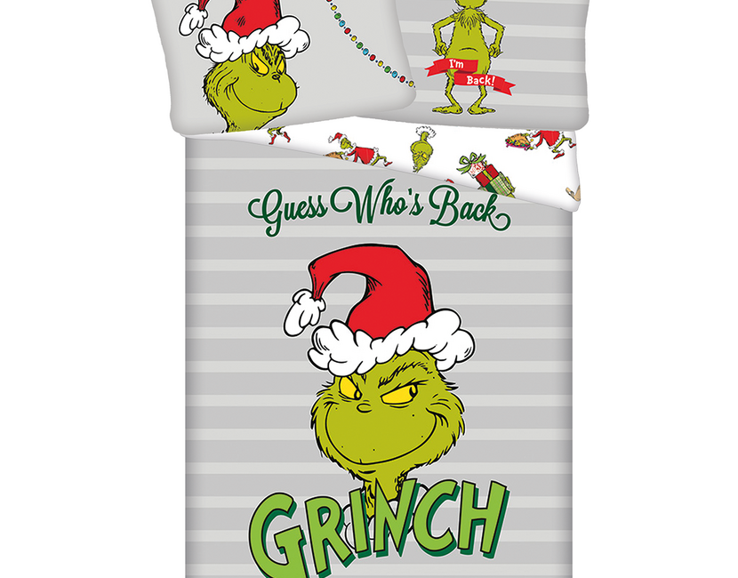 De Grinch Dekbedovertrek Who's Back - 140 x 200 cm + 70 x 90 cm - Katoen