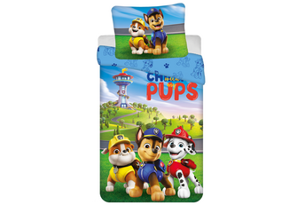 Paw Patrol Dekbedovertrek Pups - Polyester - Gratis bezorgd