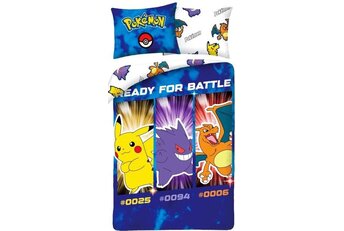 Pokemon Dekbedovertrek Ready for Battle - Katoen