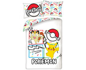Pokemon Dekbedovertrek, Meowth - Polyester - Gratis bezorgd