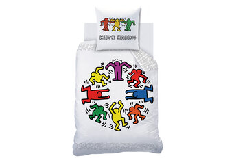 Keith Haring Dekbedovertrek Party - Katoen - Gratis bezorgd