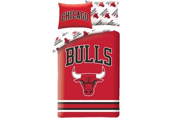 Chicago Bulls Dekbedovertrek, Logo - Polyester