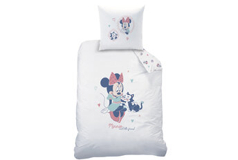 Disney Minnie Mouse Dekbedovertrek Little Friend - Katoen