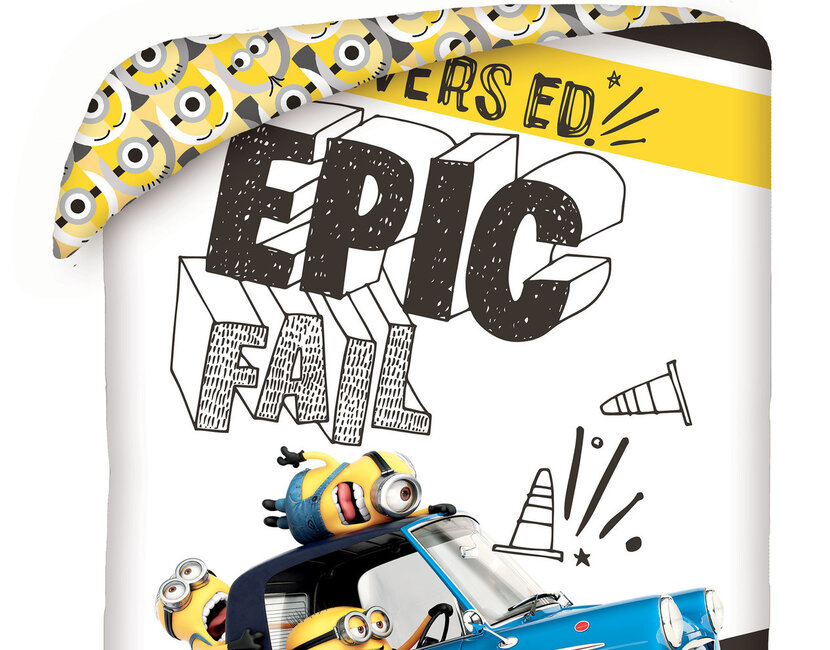 Minions Dekbedovertrek Epic Fail - Katoen - Gratis bezorgd