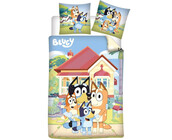 Bluey Dekbedovertrek Happy Home - Flanel - Gratis bezorgd