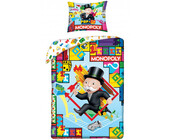 Monopoly Dekbedovertrek - 140 x 200 + 70 x 90 cm - Katoen