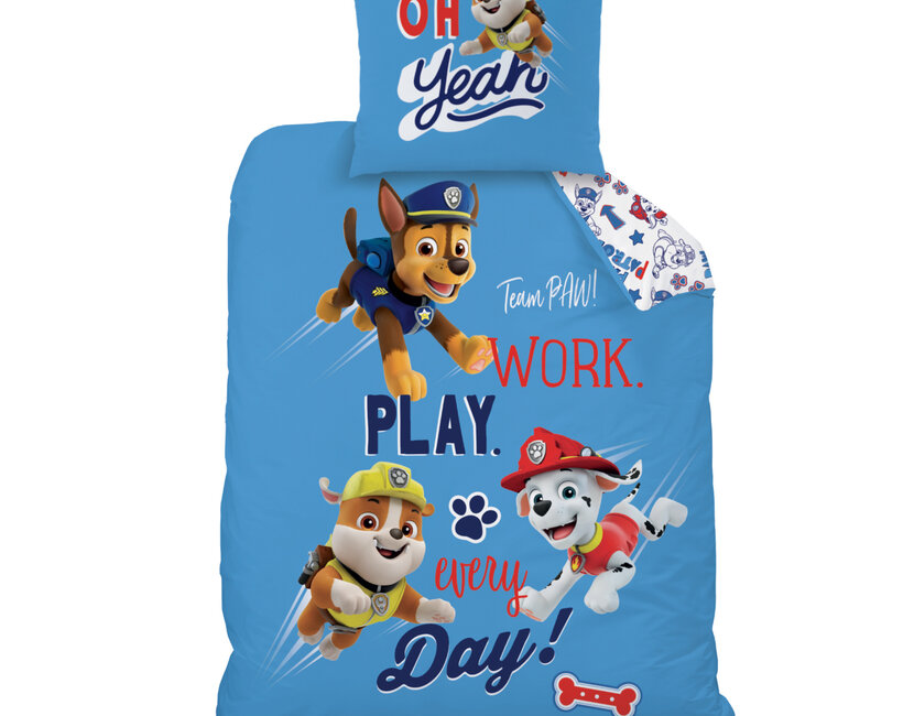 Paw Patrol Dekbedovertrek Team PAW - Katoen - Gratis bezorgd