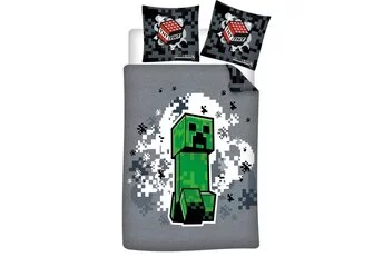 Minecraft dekbedovertrek - Polycotton - Gratis bezorgd