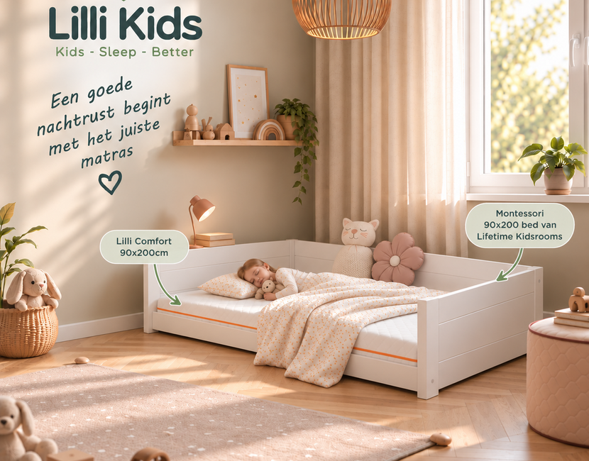 Montessori vloerbed Lifetime 90x200
