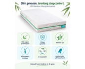 Kindermatras 140x200 Lilli Bamboe - Meegroeimatras