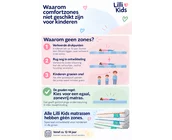 Matras onderschuifbed / slaaplade 90x190 Lilli Cooltouch - Kies zelf de dikte