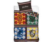 Harry Potter Dekbedovertrek, School - 140  x 200 cm + 60 x 70 cm - Katoen
