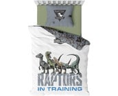 Jurassic World Dekbedovertrek Raptors in Training - 140 x 200 cm + 63 x 63 cm - Katoen