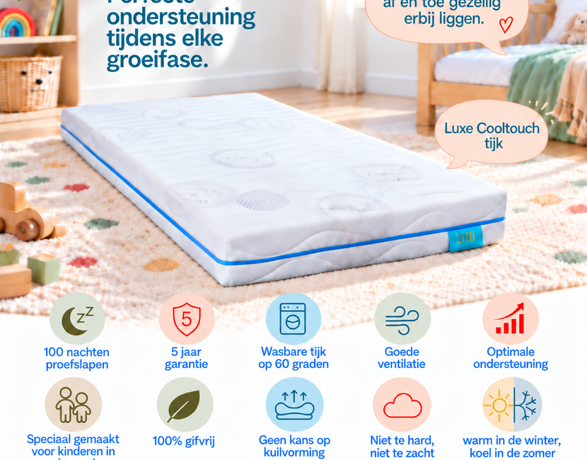 Kindermatras 70x150 Lilli Cooltouch
