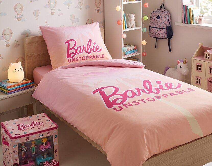 Barbie Dekbedovertrek, Unstoppable - Polyester