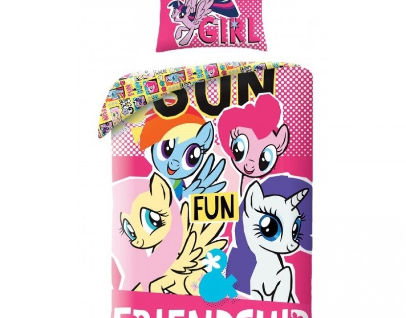 My Little Pony Dekbedovertrek Friendship - Katoen 140x200 cm