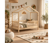 Peuterbed Dallas - Naturel hout - 70x140