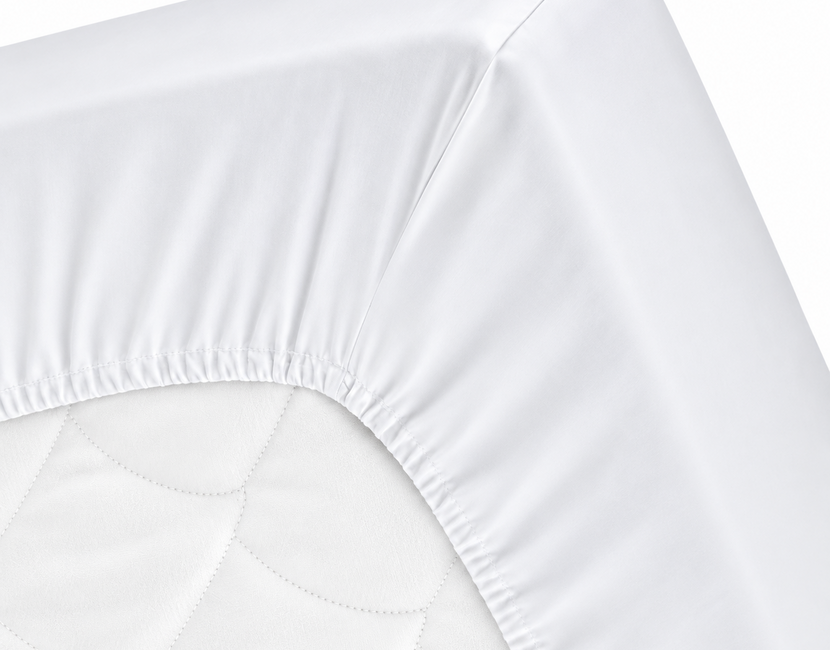 Hoeslaken Lilli Kids  - 70x140 / 70x150 - 100% Katoen - wit