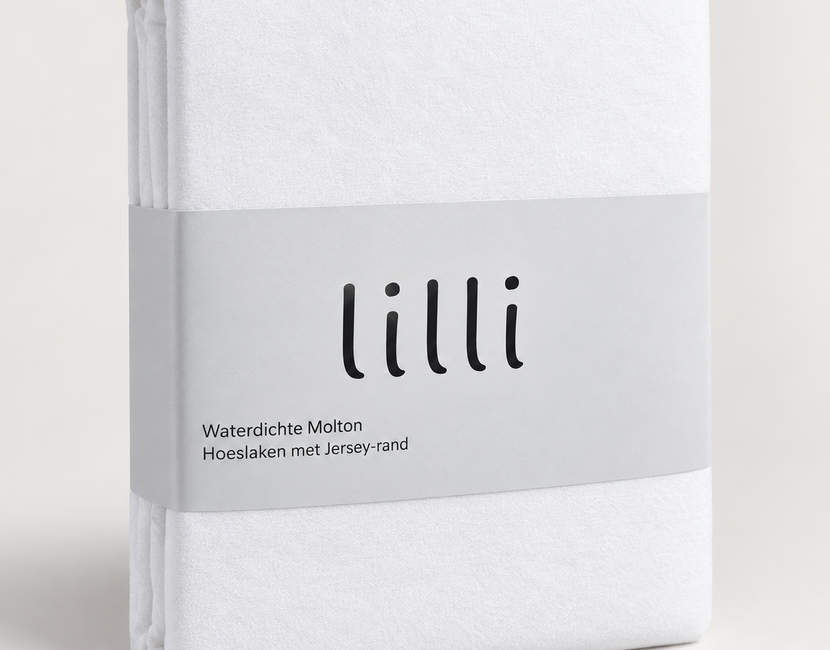 Waterdichte Molton - Wit -  eenpersoonsmaat