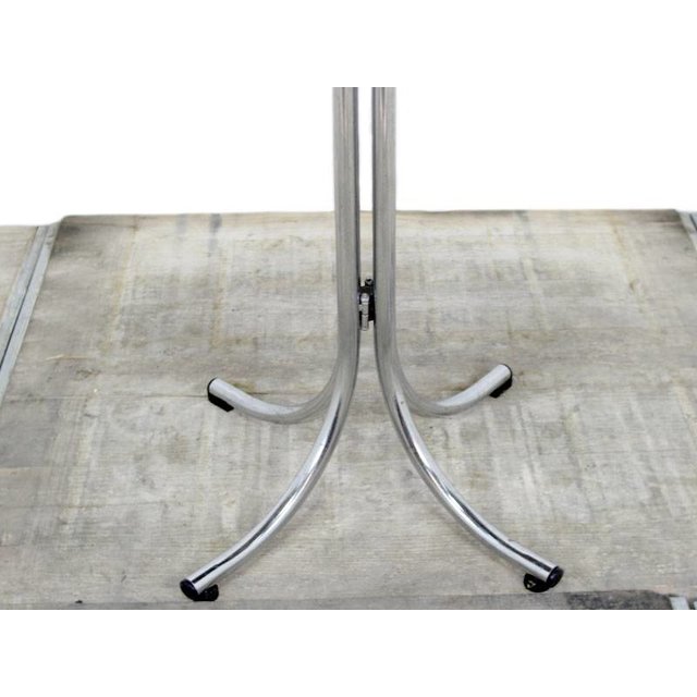 Ronde Statafel | Chroom Onderstel - Inklapbaar