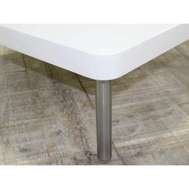 Montis Spots Salontafel | Hoogglans Wit - Gepolijst Aluminium