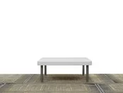 Montis Spots Salontafel | Hoogglans Wit - Gepolijst Aluminium