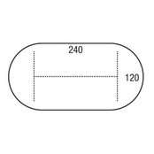 Vergadertafel Ovaal 240 x 120 cm - Pinta | Verschillende Kleurstellingen