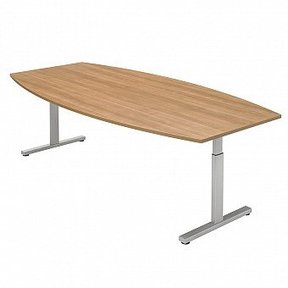 Vergadertafel Pinta | Tonvormig Blad - 240 x 120 cm