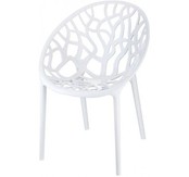 Astrid Design Stoel Wit | 4-Poot