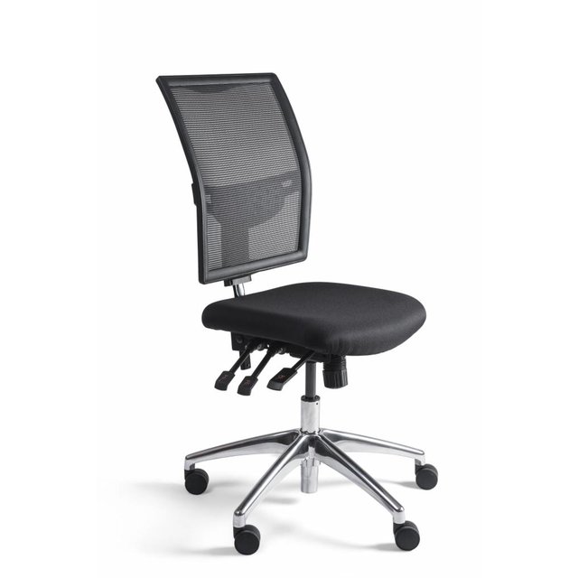 Kassastoel Hoog Rug Netbespannen