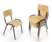 Houten Stapelbare Stoel