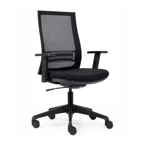 Bureaustoel Cambridge Netweave - Zwart