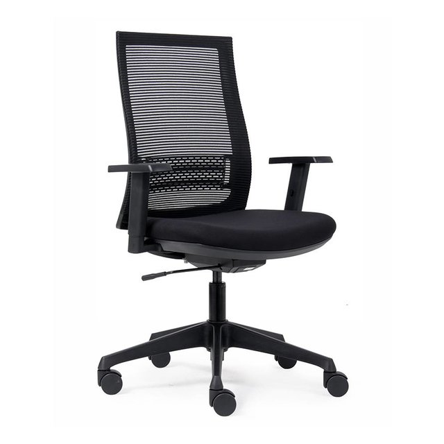 Bureaustoel Cambridge Netweave - Zwart