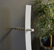 Cascando Standalone Design Kapstok - Gepolijst Aluminium