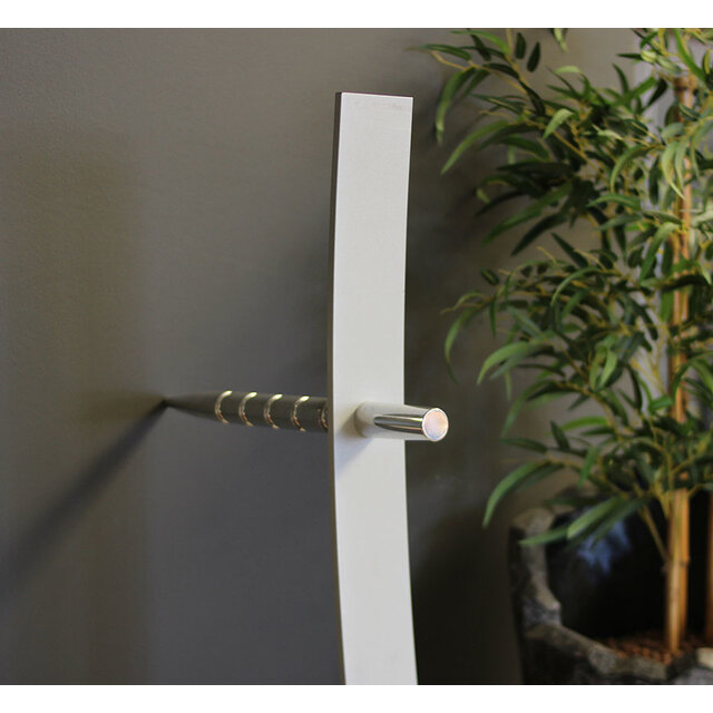 Cascando Standalone Design Kapstok - Gepolijst Aluminium