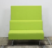 Steelcase Treinbank Ontvangstbank | Lime Groen Steelcase Treinbank Ontvangstbank | Lime Groen