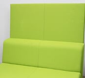 Steelcase Treinbank Ontvangstbank | Lime Groen Steelcase Treinbank Ontvangstbank | Lime Groen