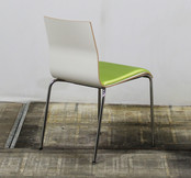 Casala Noa Kantinestoel - Lime Groen / Wit