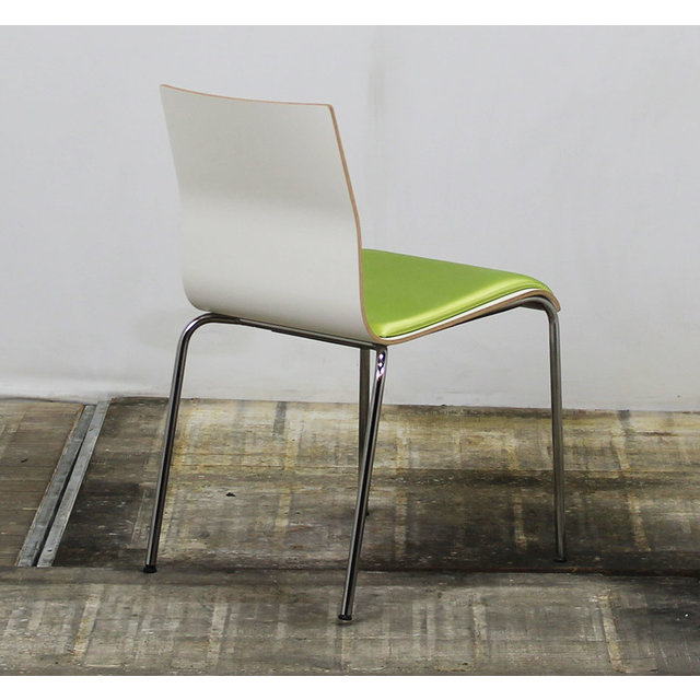 Casala Noa Kantinestoel - Lime Groen / Wit