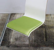 Casala Noa Kantinestoel - Lime Groen / Wit