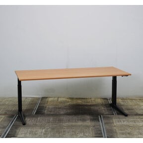 Ahrend Slingerbureau Rechthoekige Zwarte Poot | 180 x 80 cm