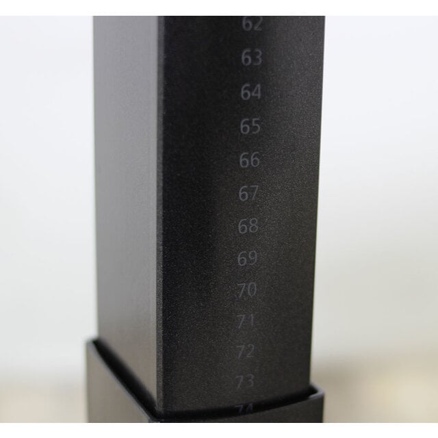 Ahrend Slingerbureau Rechthoekige Zwarte Poot | 180 x 80 cm