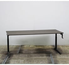 Ahrend 500 Slingerbureau - 180 x 80 cm | Zwart Onderstel