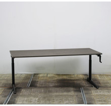 Ahrend 500 Slingerbureau Zwart | 180 x 80 cm