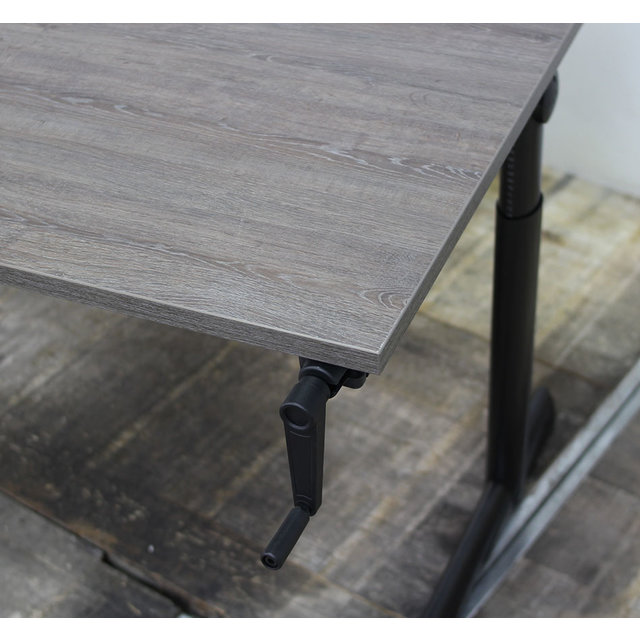 Ahrend 500 Slingerbureau Zwart | 180 x 80 cm