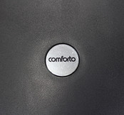 Comforto D5028 Vergaderstoel Blauw - Zwart Slede Frame