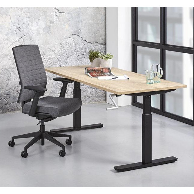 Bureau Dex | T-Poot Slinger Verstelbaar | 140x80 cm